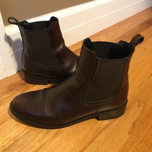 Thursday Duchess Chelsea Leather Boot in Brown 9